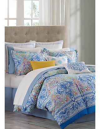 Echo Design Painted Paisley Full Queen Duvet Set Belk