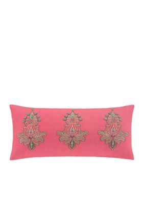 Echo Design Guinevere Coral Oblong Decorative Pillow 10 In X 20