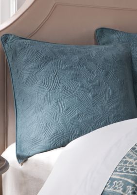 Belcourt Indian Teal Euro Sham 26 In X 26 In Belk