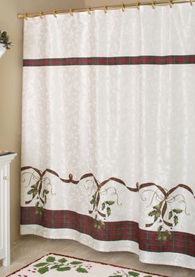 Lenox Holiday Nouveau Collection Shower Curtain Belk