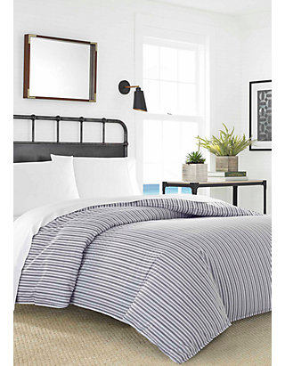 Nautica Coleridge Stripe Duvet Cover Bonus Set Belk