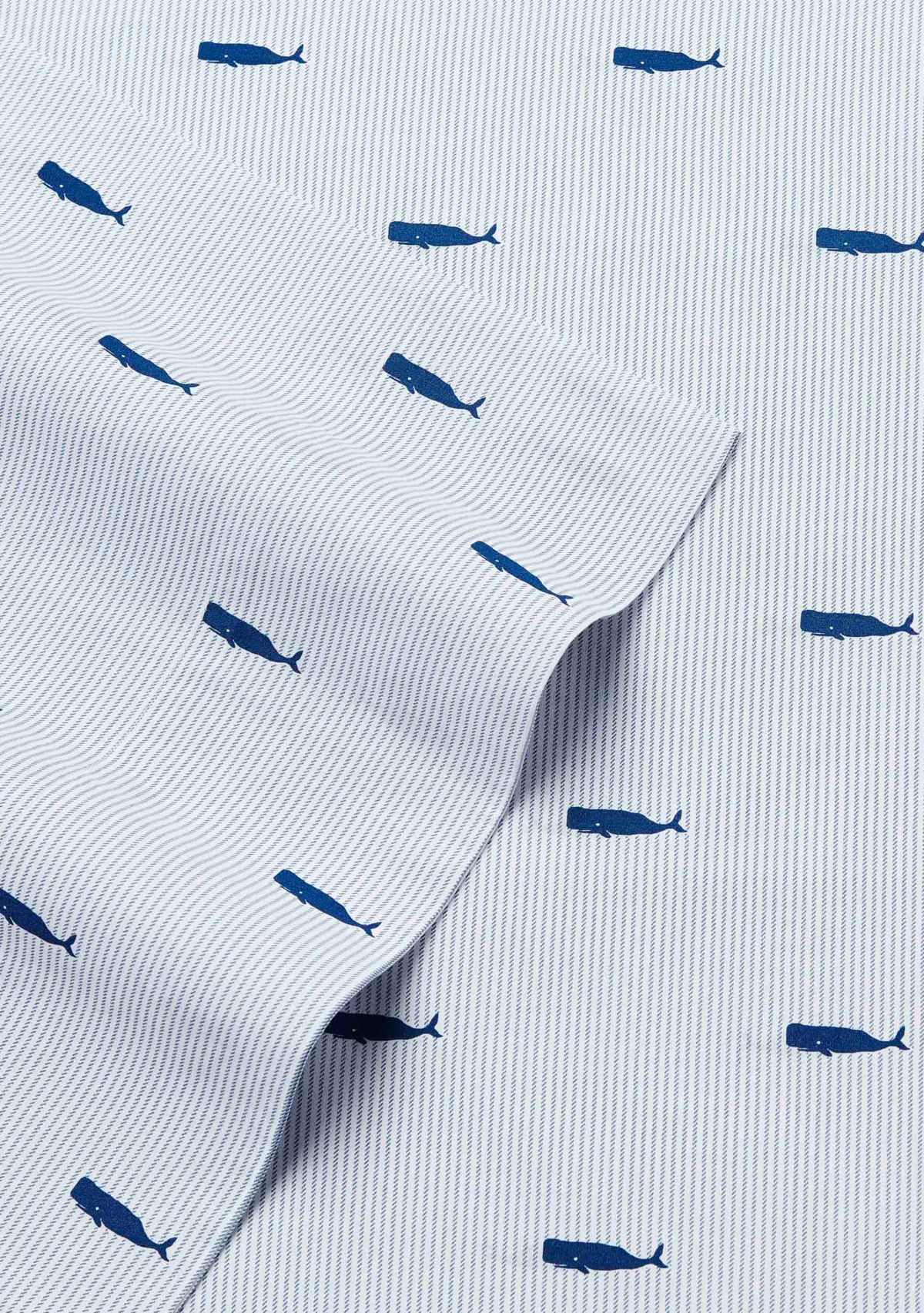 Whale Stripe Sheet Sets
