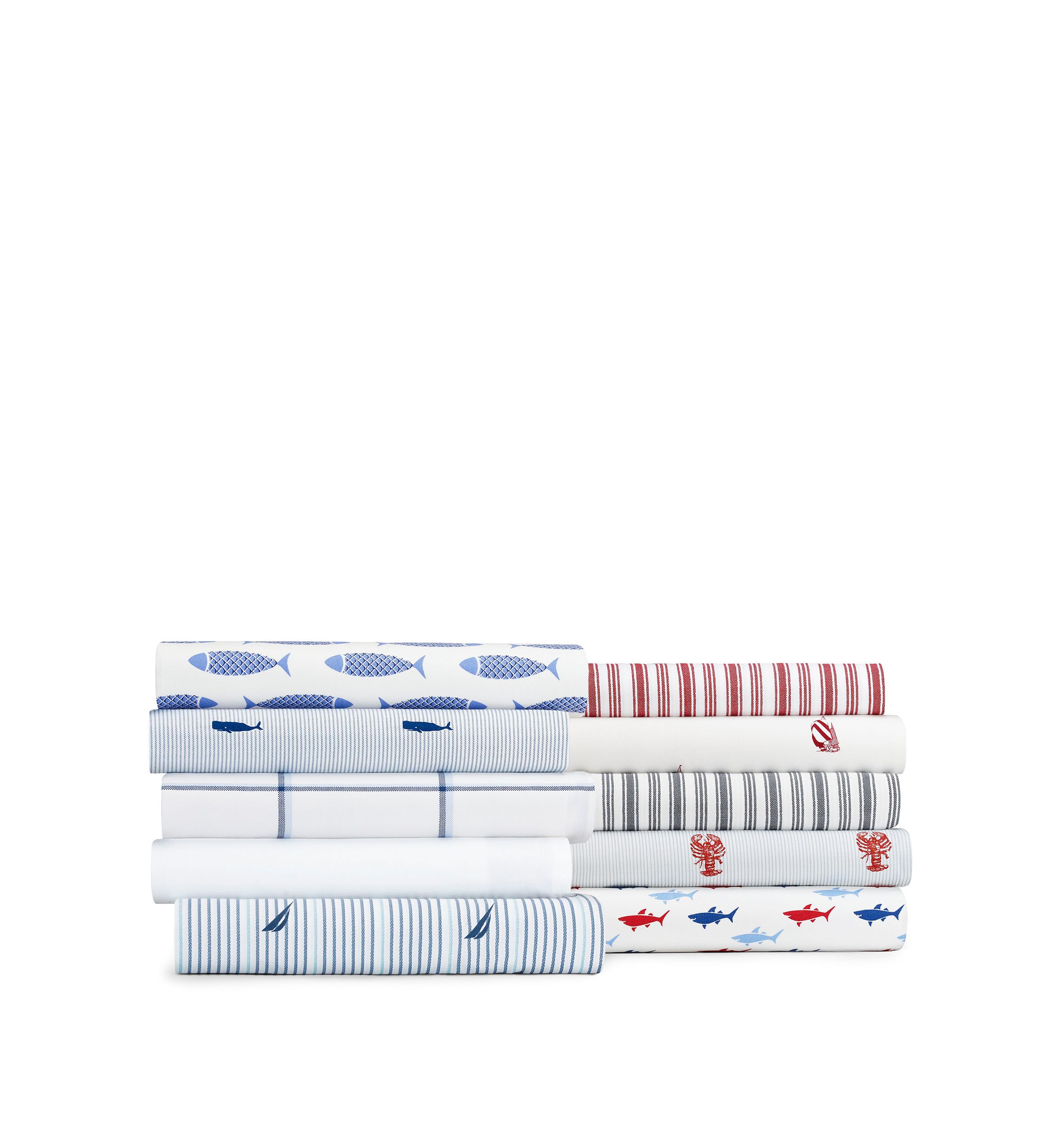 Whale Stripe Sheet Sets