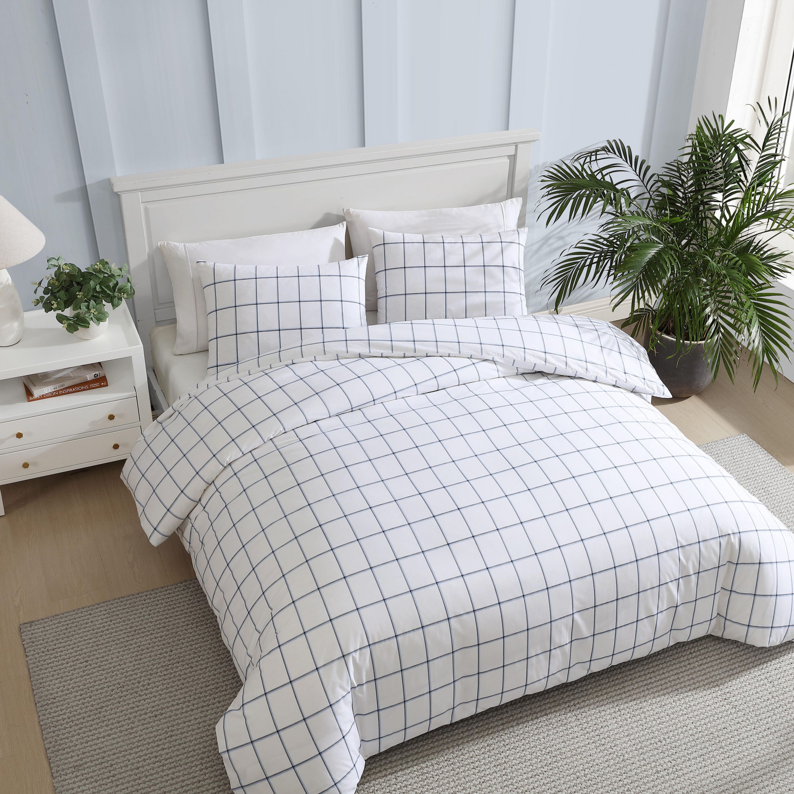 Plot Cotton Duvet Cover Set