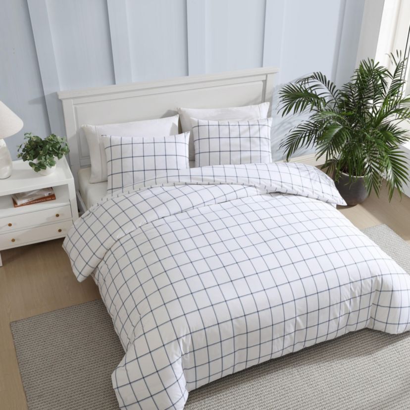 Plot Cotton Duvet Cover Set