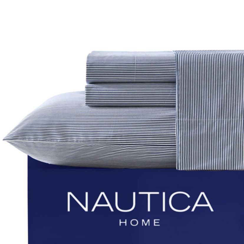 Penny Pinstripe Cotton Sheet Set