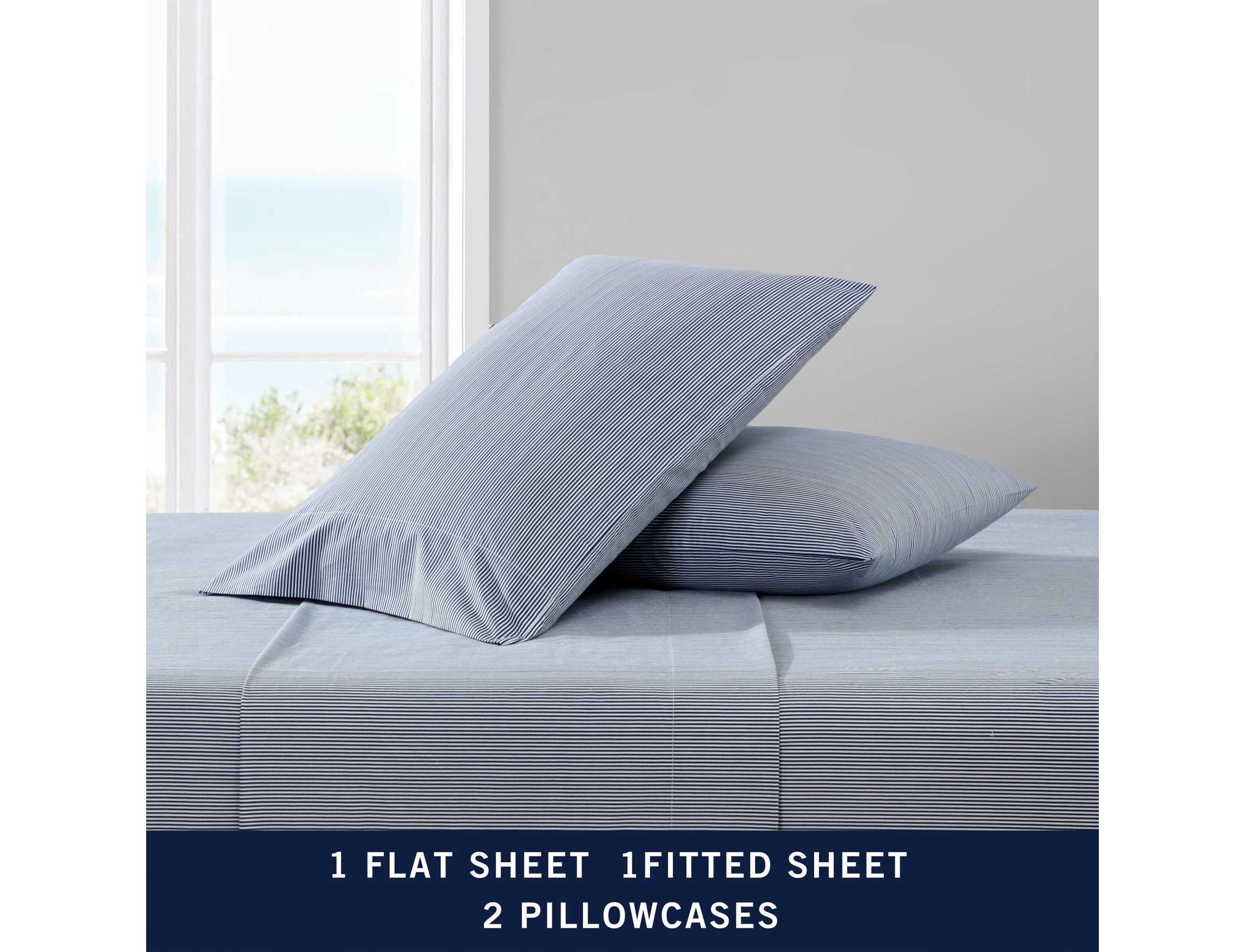 Penny Pinstripe Cotton Sheet Set