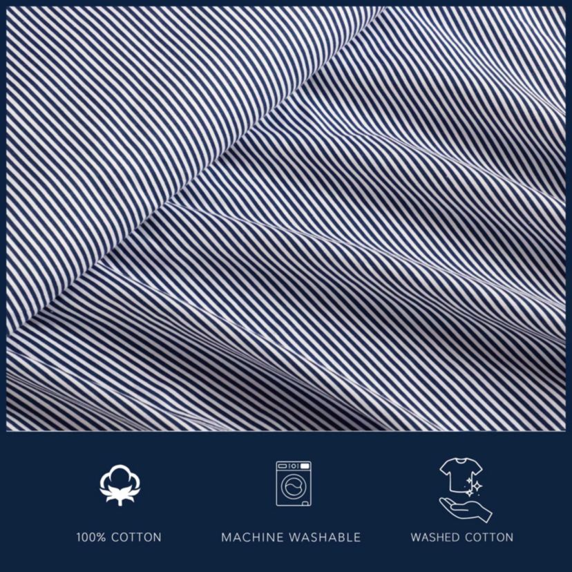 Penny Pinstripe Cotton Sheet Set