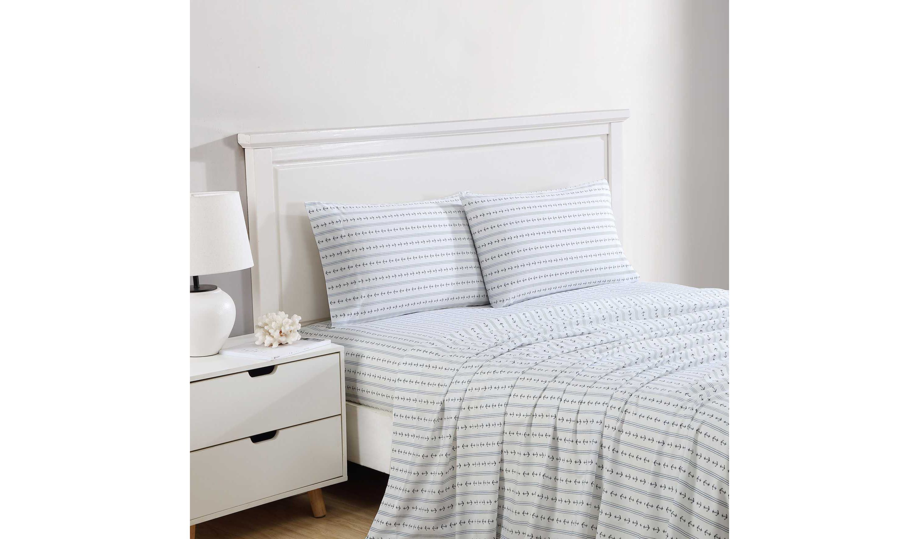 Anchor Lines Cotton Sheet Set