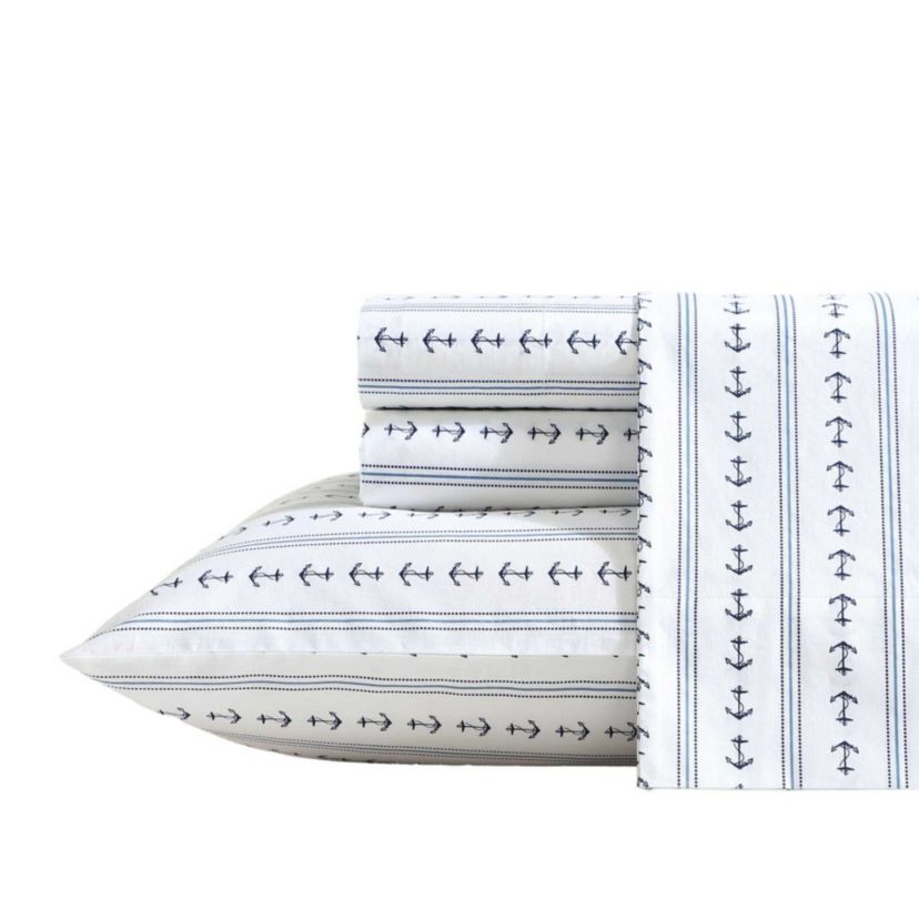 Anchor Lines Cotton Sheet Set