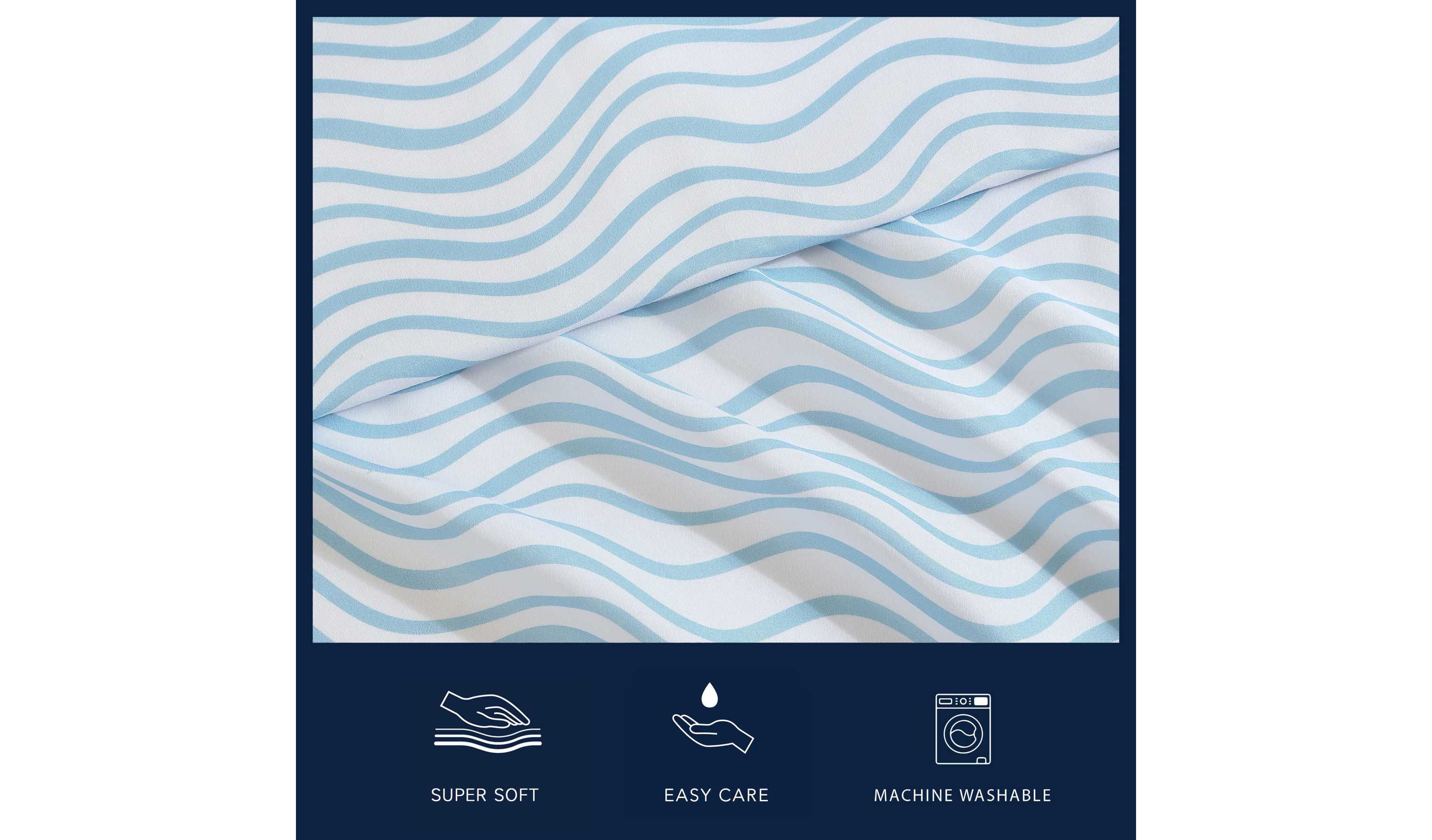 Lineary Waves Microfiber Sheet Set