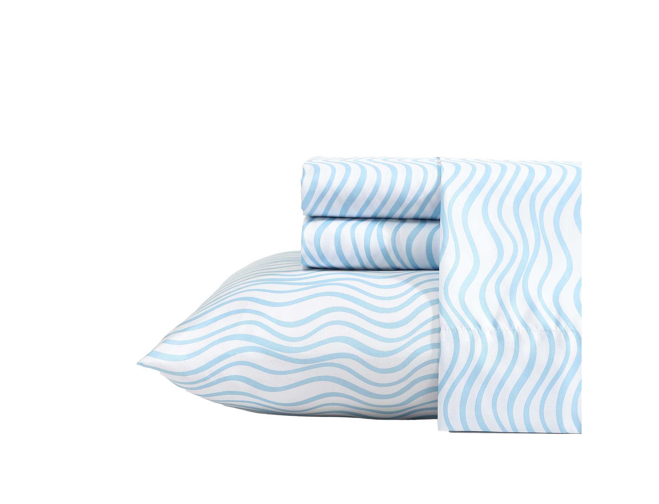 Lineary Waves Microfiber Sheet Set