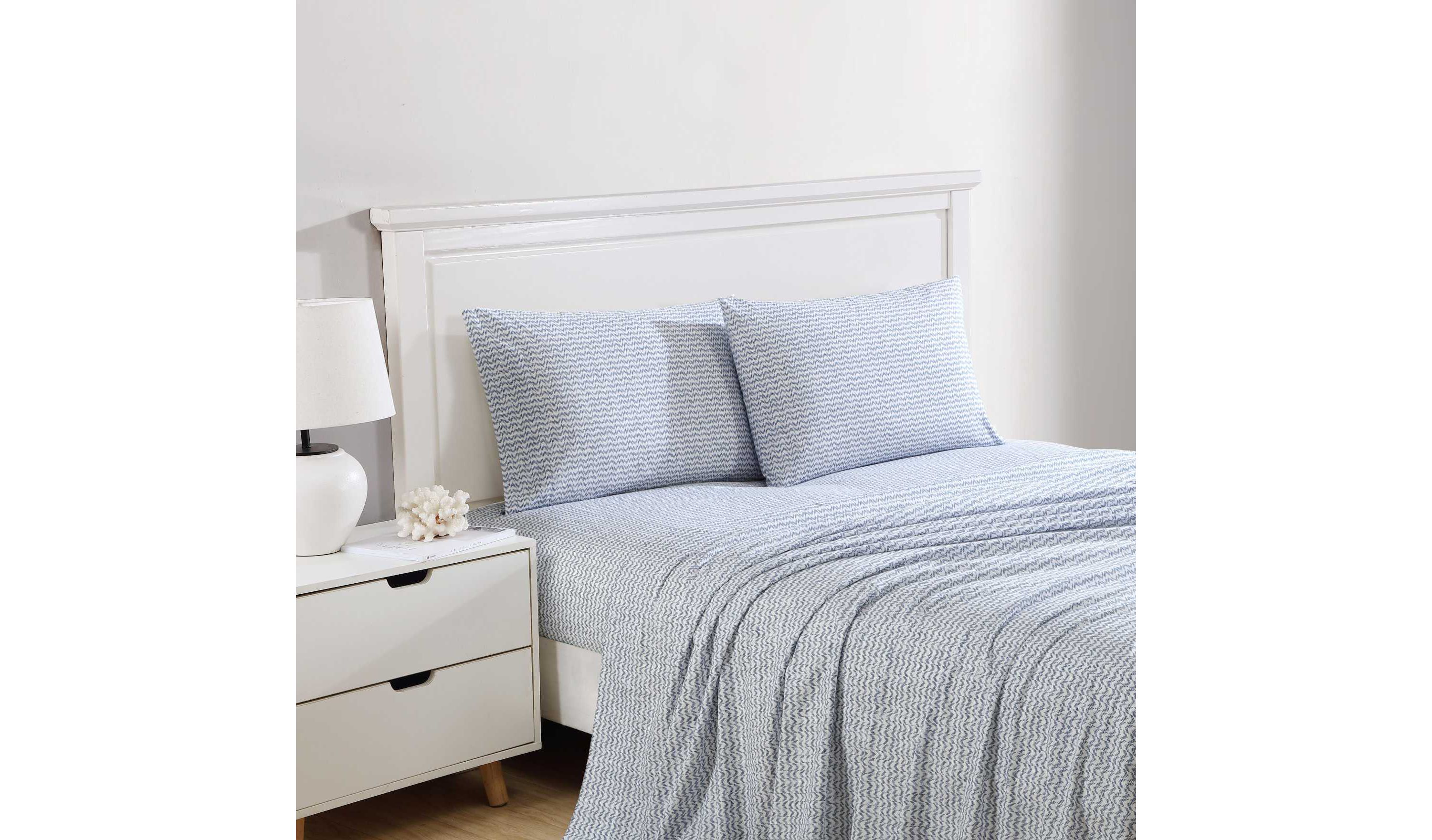 Ikat Wave Cotton Sheet Set