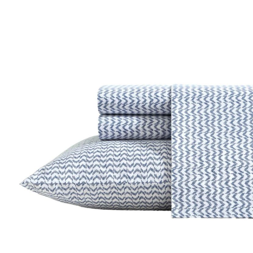 Ikat Wave Cotton Sheet Set