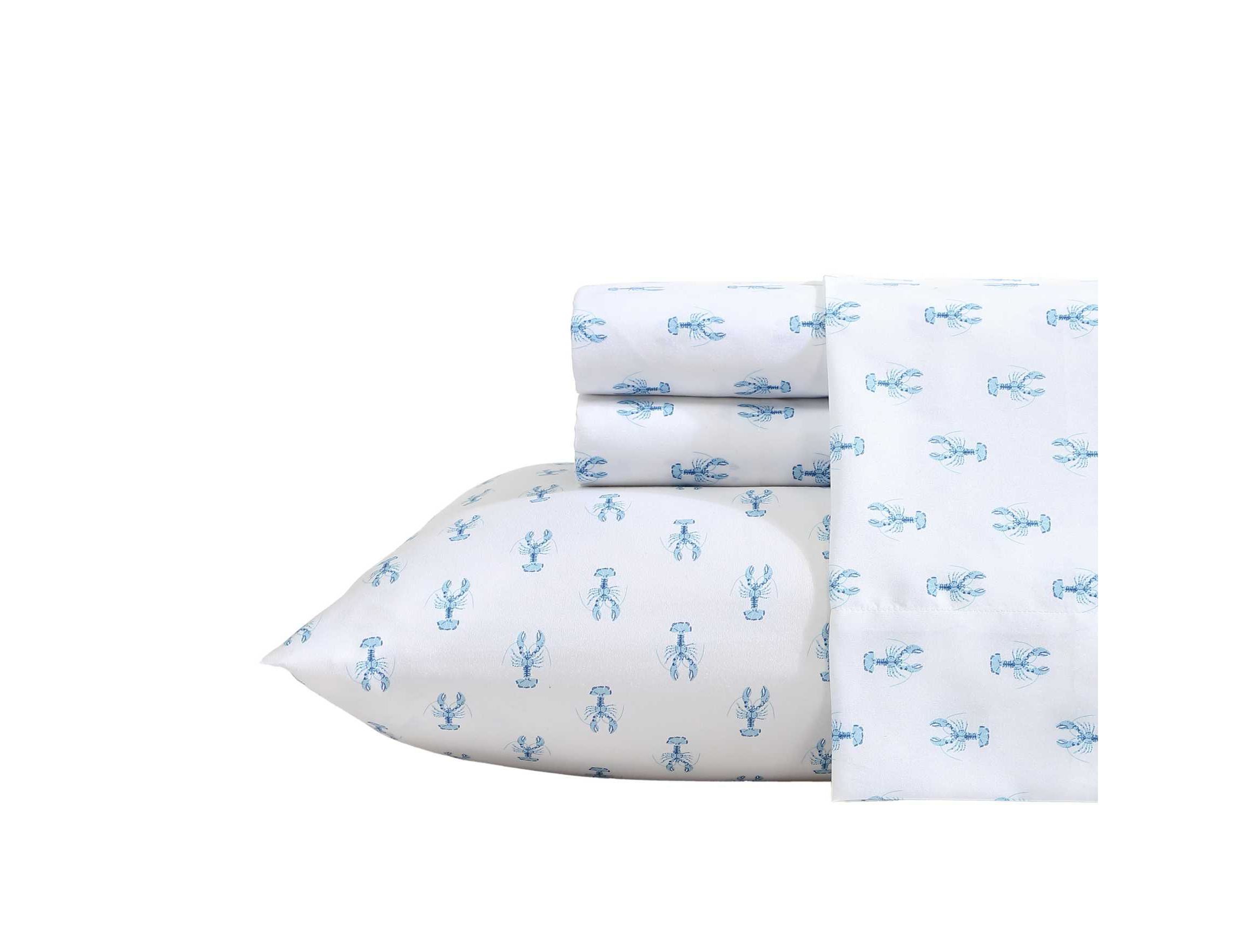 Nantucket Lobster Microfiber Sheet Set