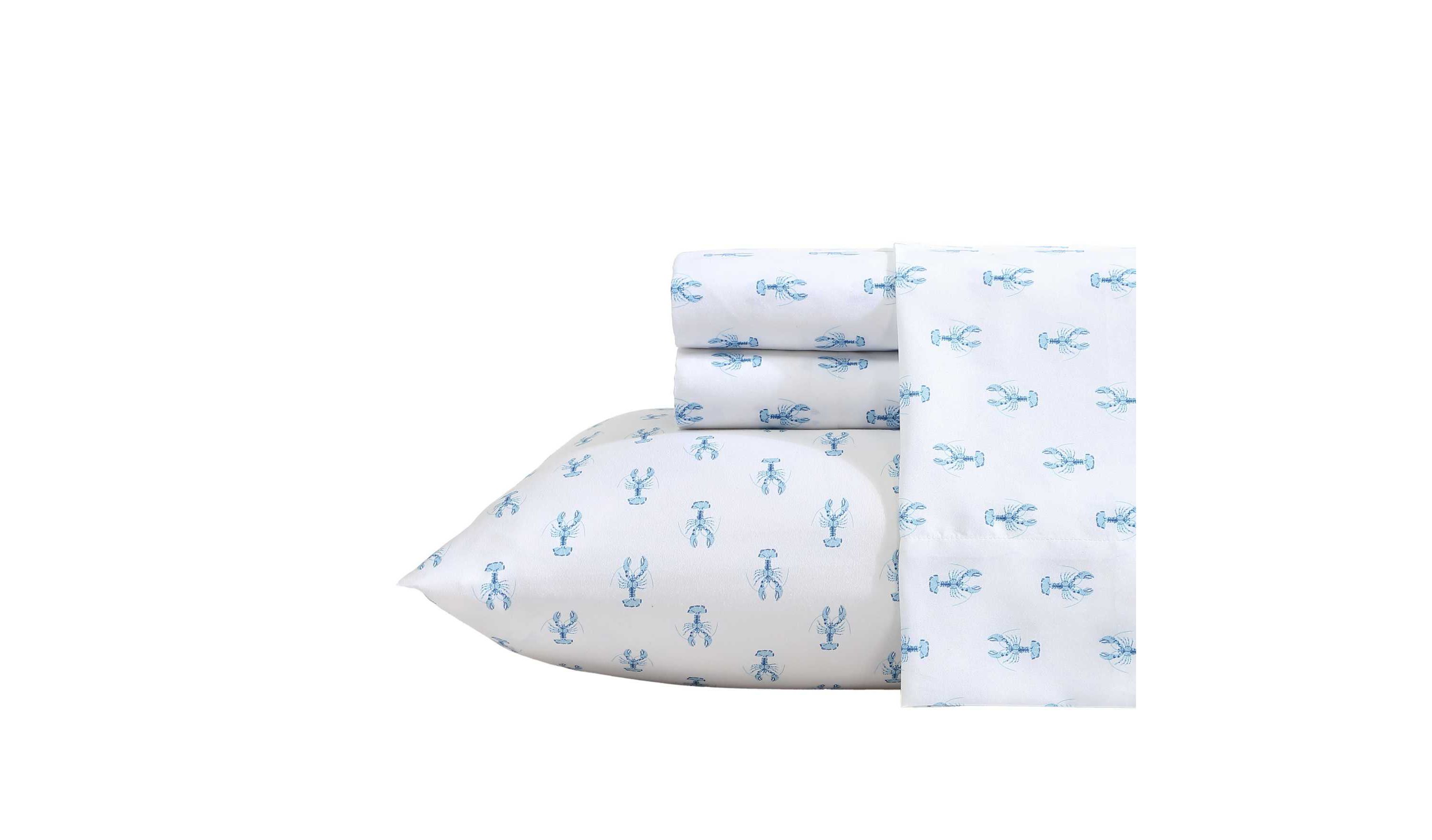 Nantucket Lobster Microfiber Sheet Set