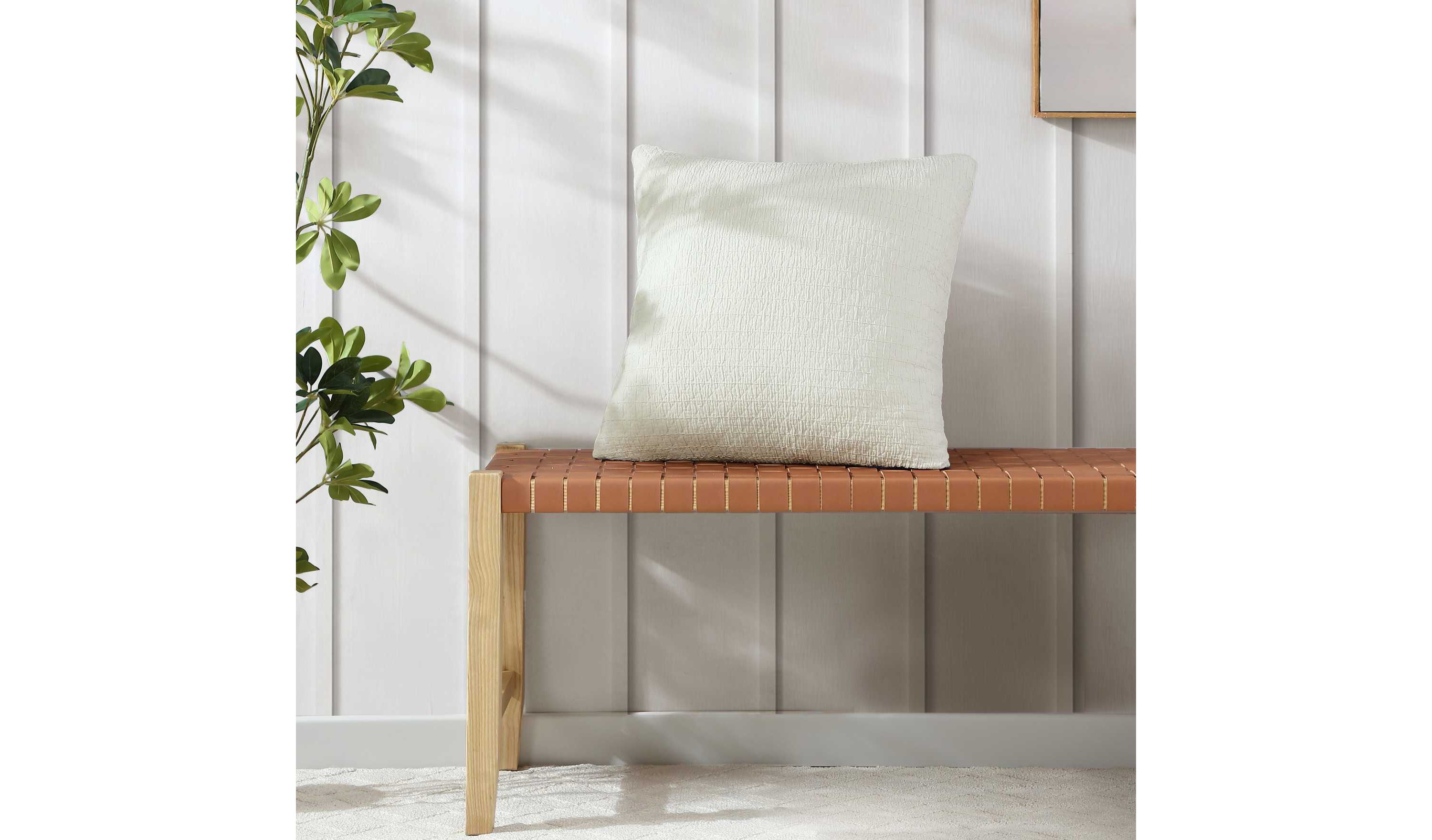Wave Texture Microfiber Decorative Pillow