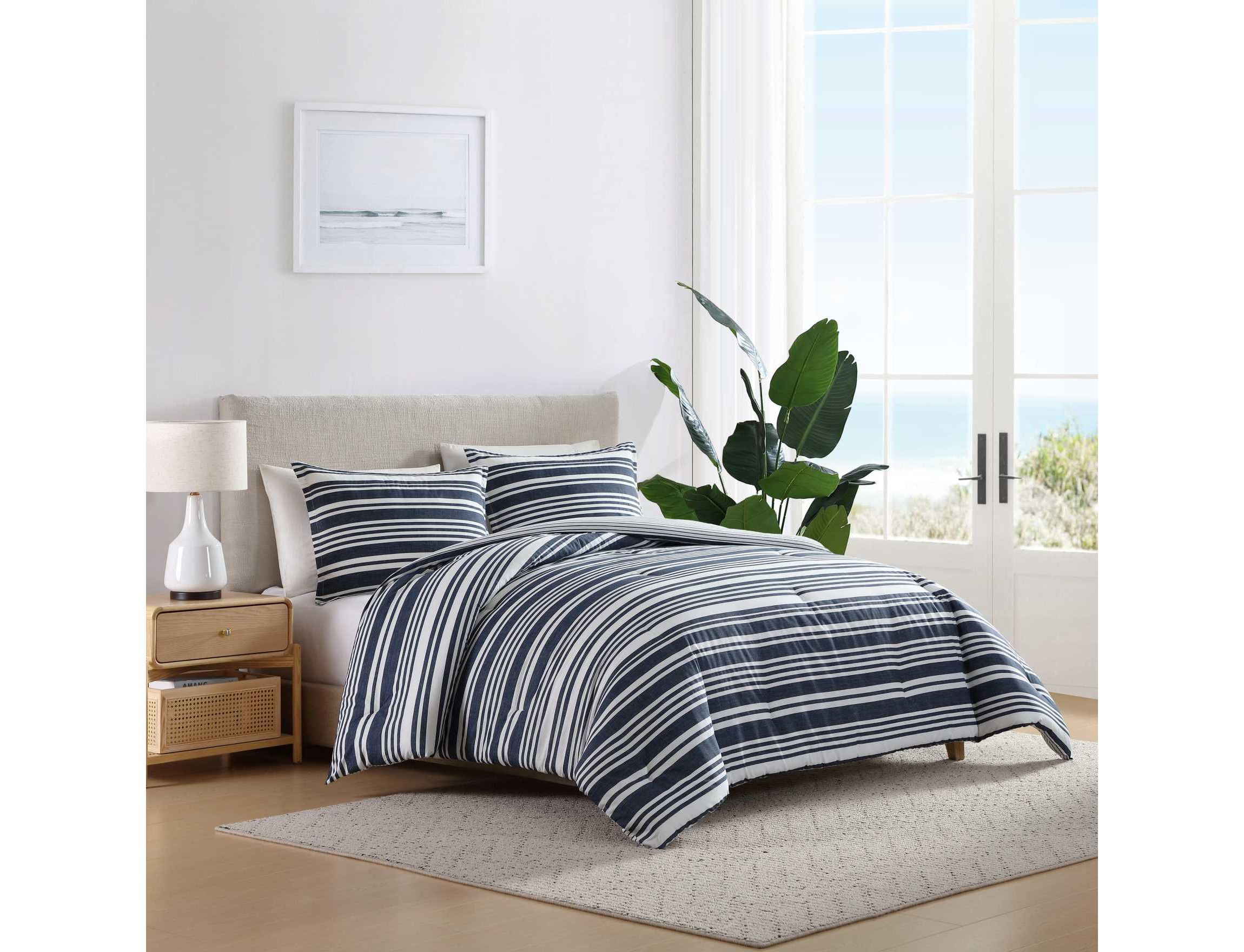 Coastline Stripe Cotton Comforter Set