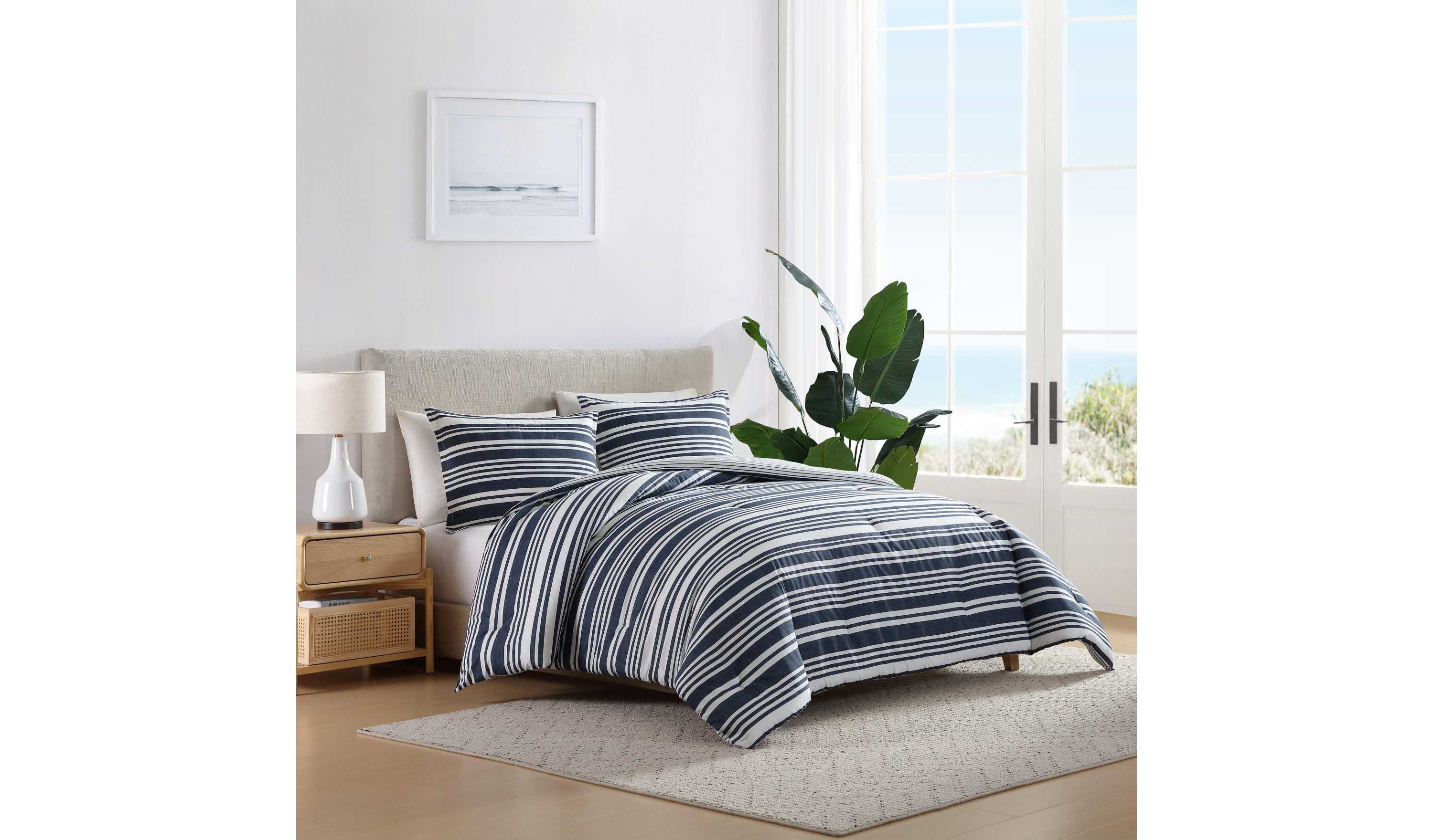 Coastline Stripe Cotton Comforter Set