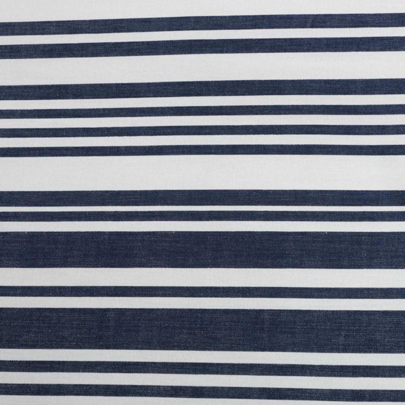 Coastline Stripe Cotton Duvet Cover Set
