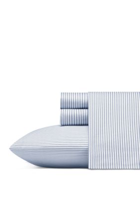 Queen Oxford Stripe Cotton Sheet Set