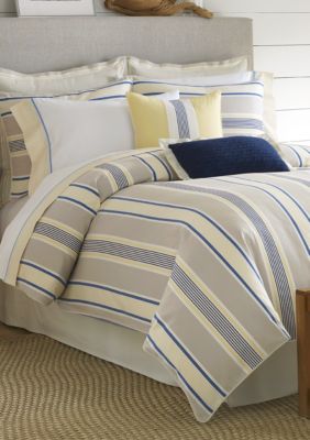Nautica Prospect Harbor Multi Navy Full Queen Comforter 96 In X