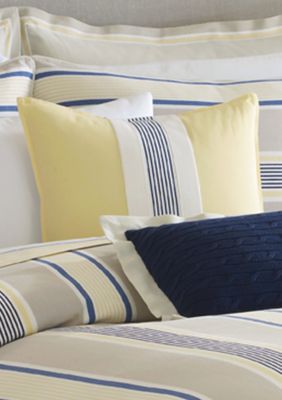 Nautica Prospect Harbor Multi Navy Decorative Pillow With Stripe