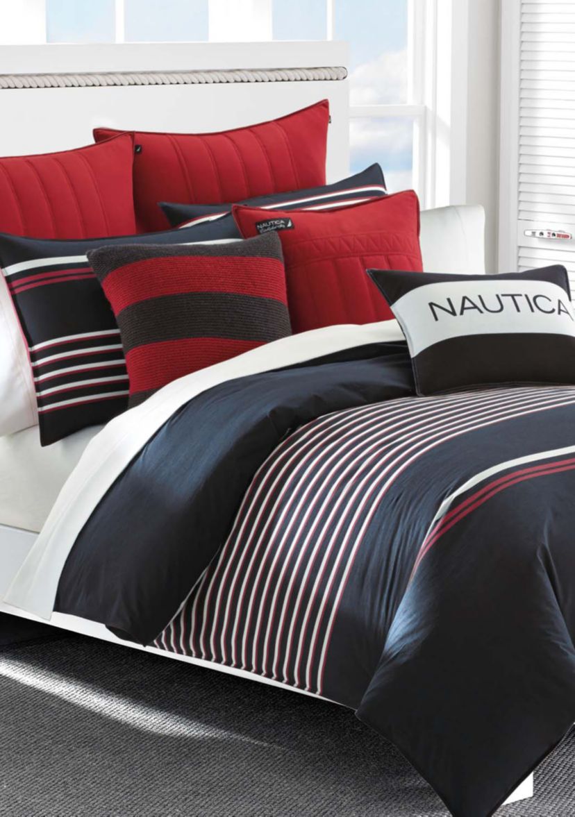 Mineola Navy Comforter Set 