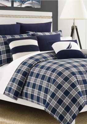 Nautica Eddington Navy King Comforter Set 96 In X 104 In Belk