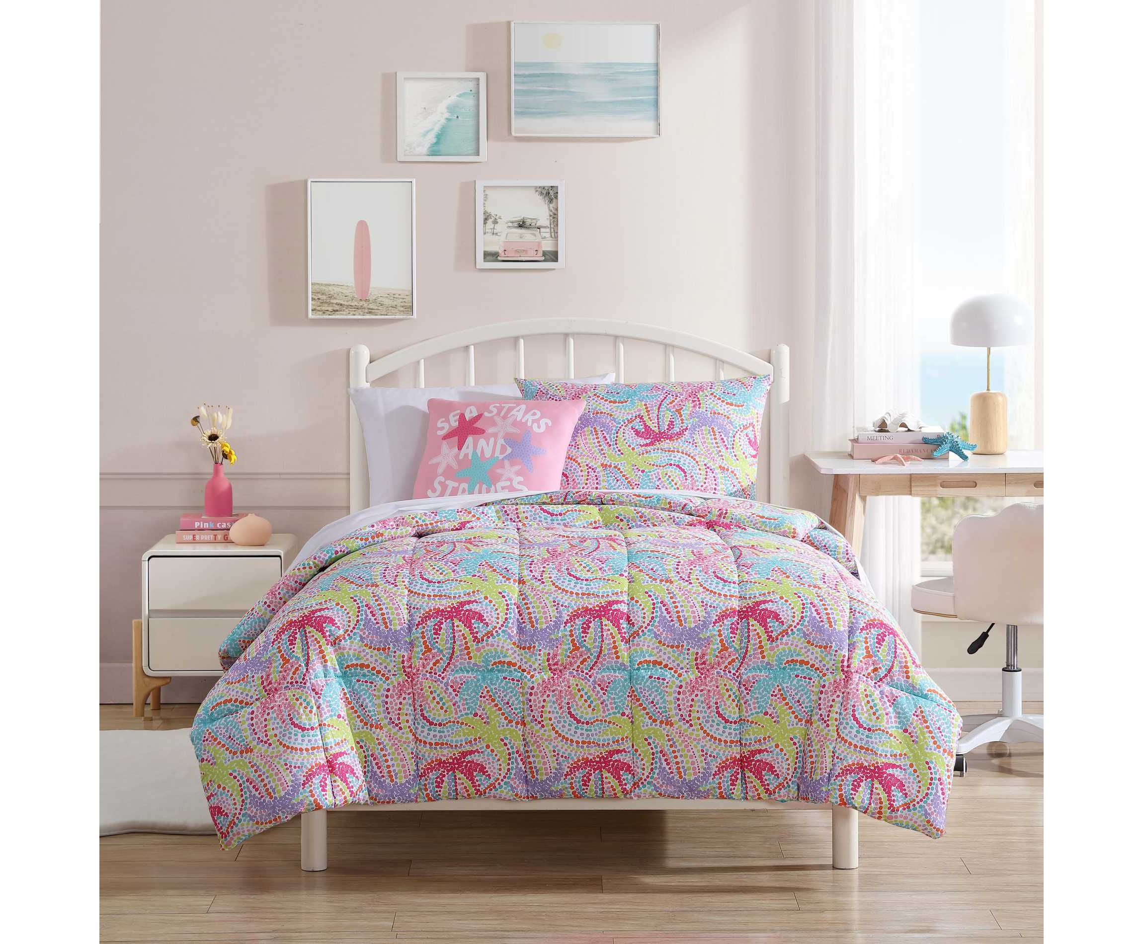 Sutton Palm Trees Microfiber Comforter Sham Bonus Set