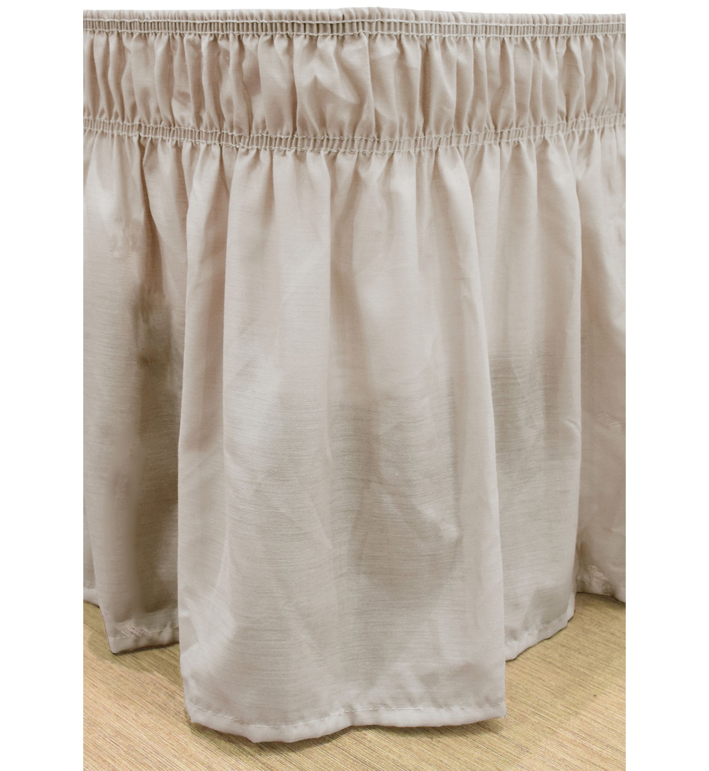 Wrap Around Solid Ruffled Bed Skirt
