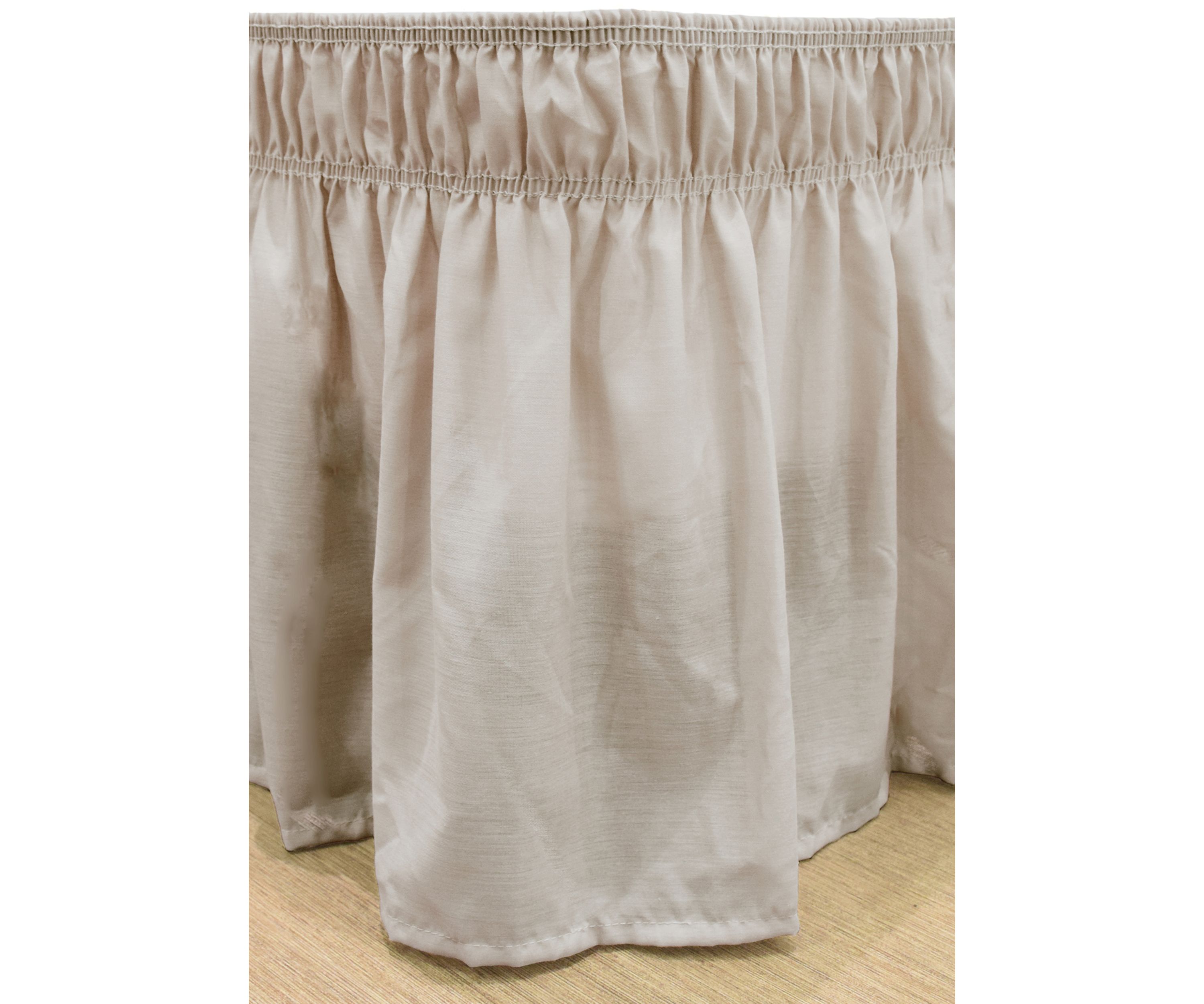 Wrap Around Solid Ruffled Bed Skirt