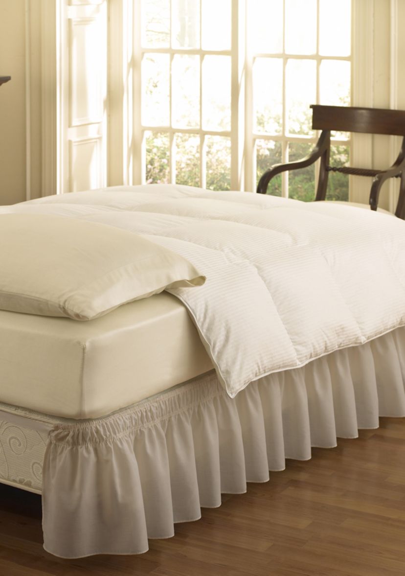 Wrap Around Solid Ruffled Bed Skirt
