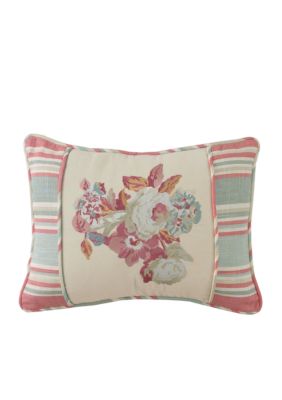 Waverly Spring Bling Multicolored Plaid Decorative Pillow 20 In