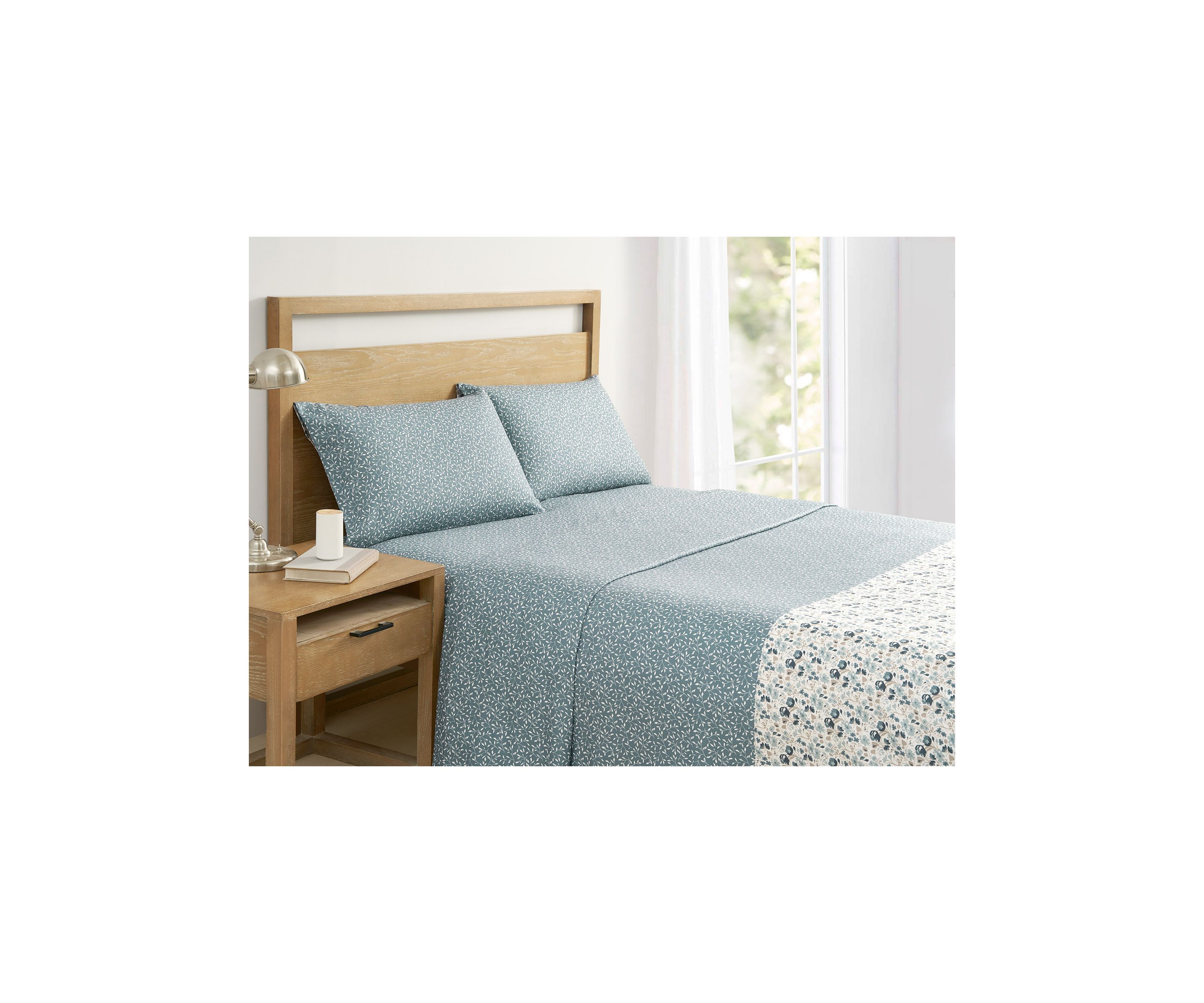 Flower Dance Teal Sheet Set