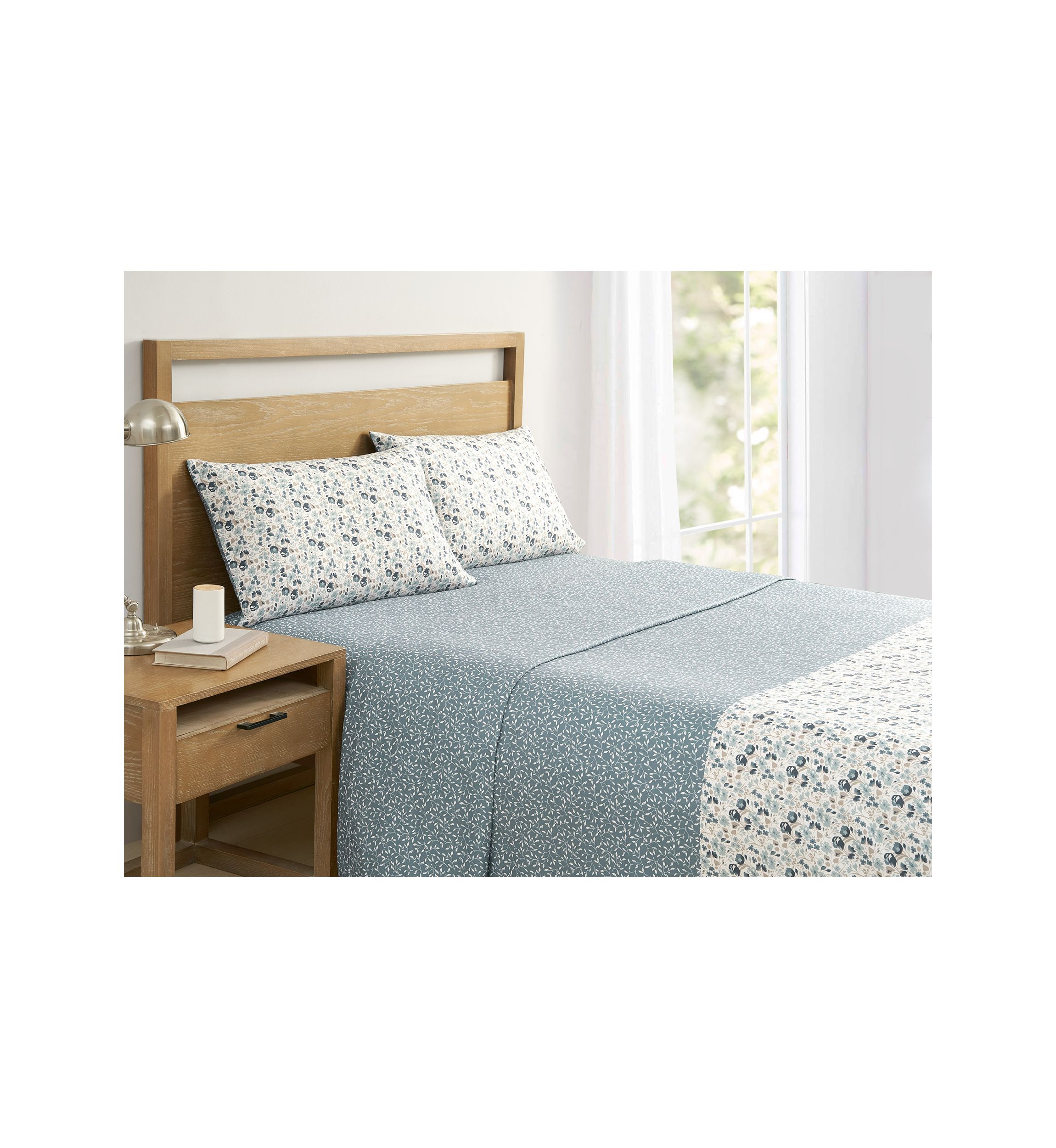 Flower Dance Teal Sheet Set