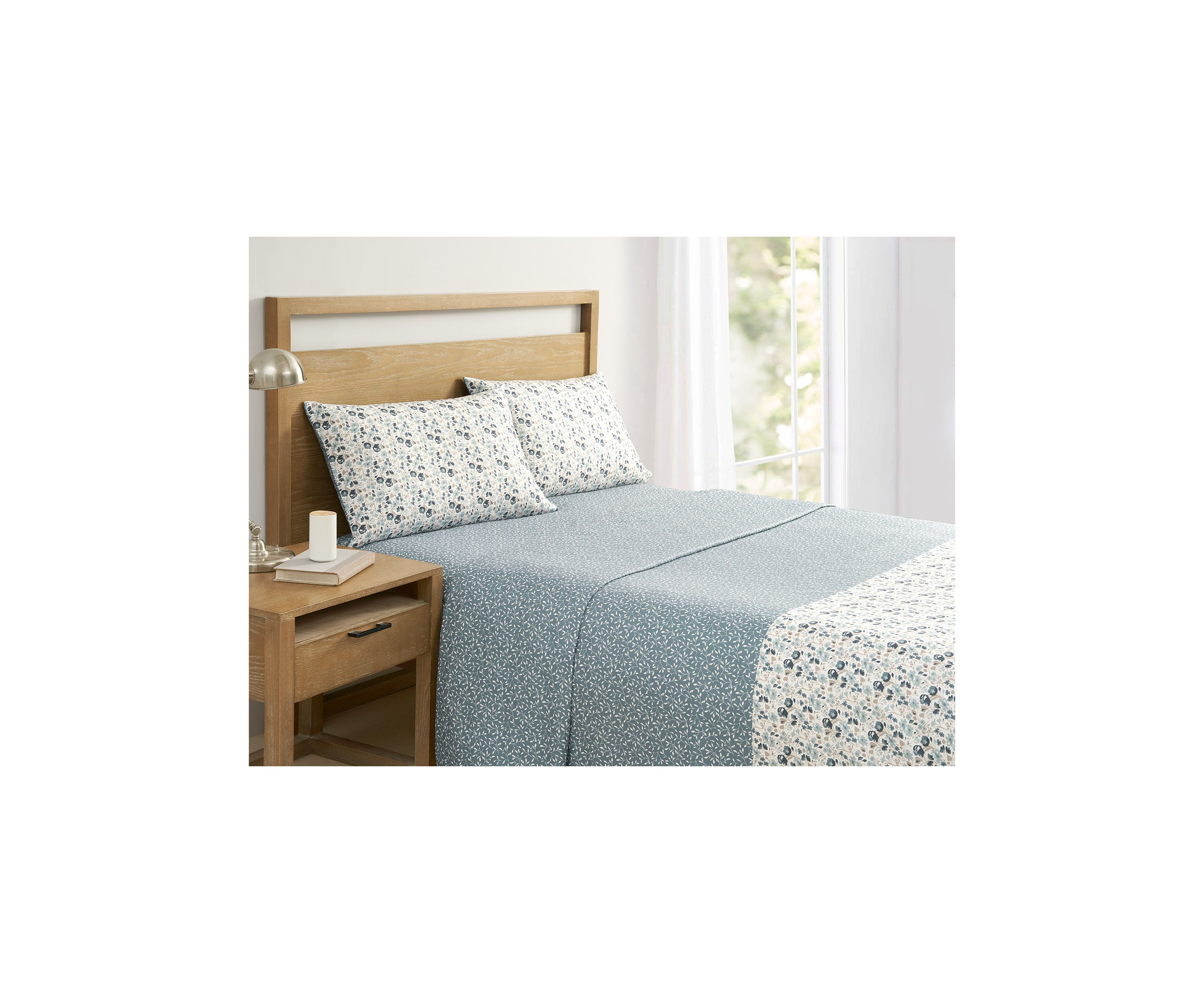 Flower Dance Teal Sheet Set