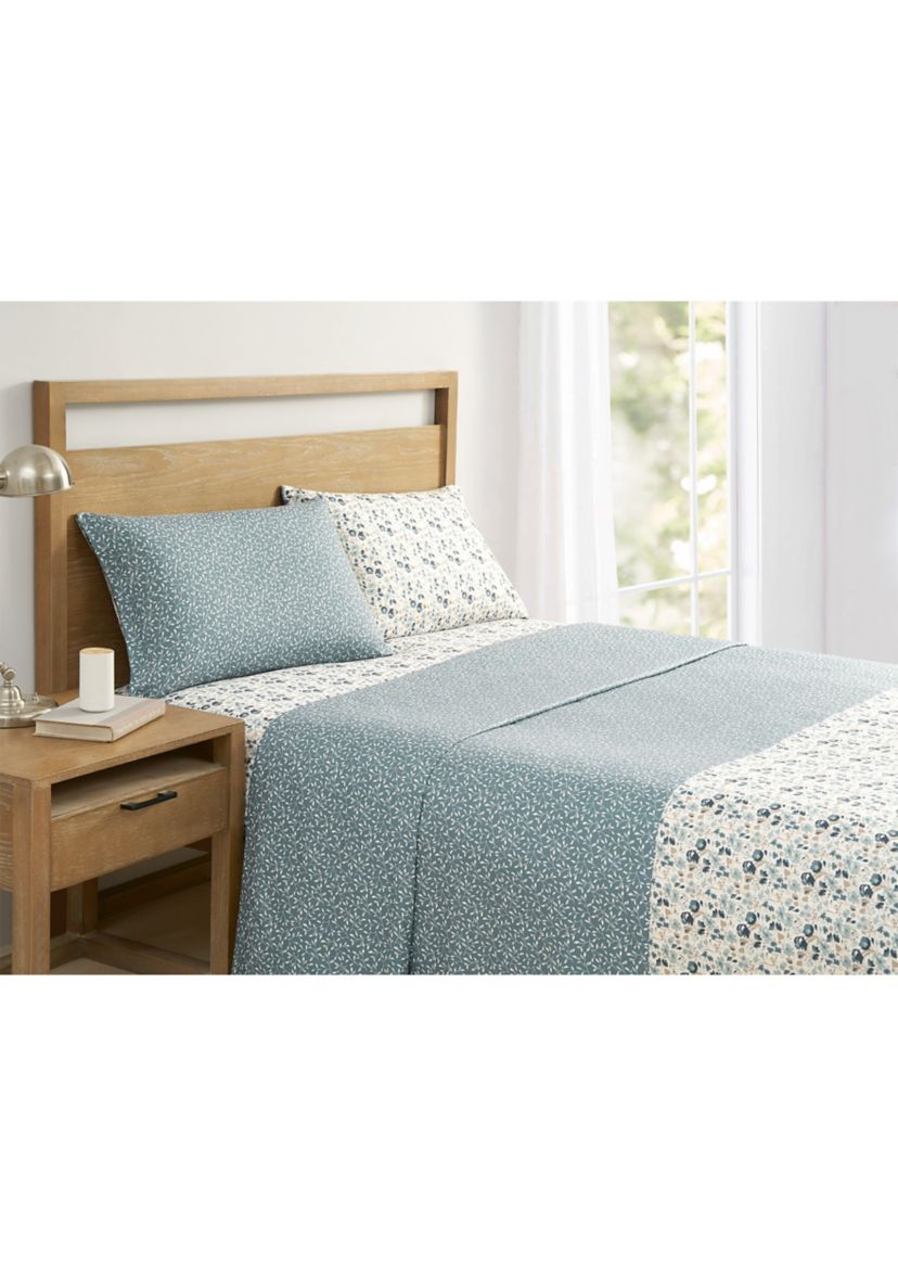 Flower Dance Teal Sheet Set