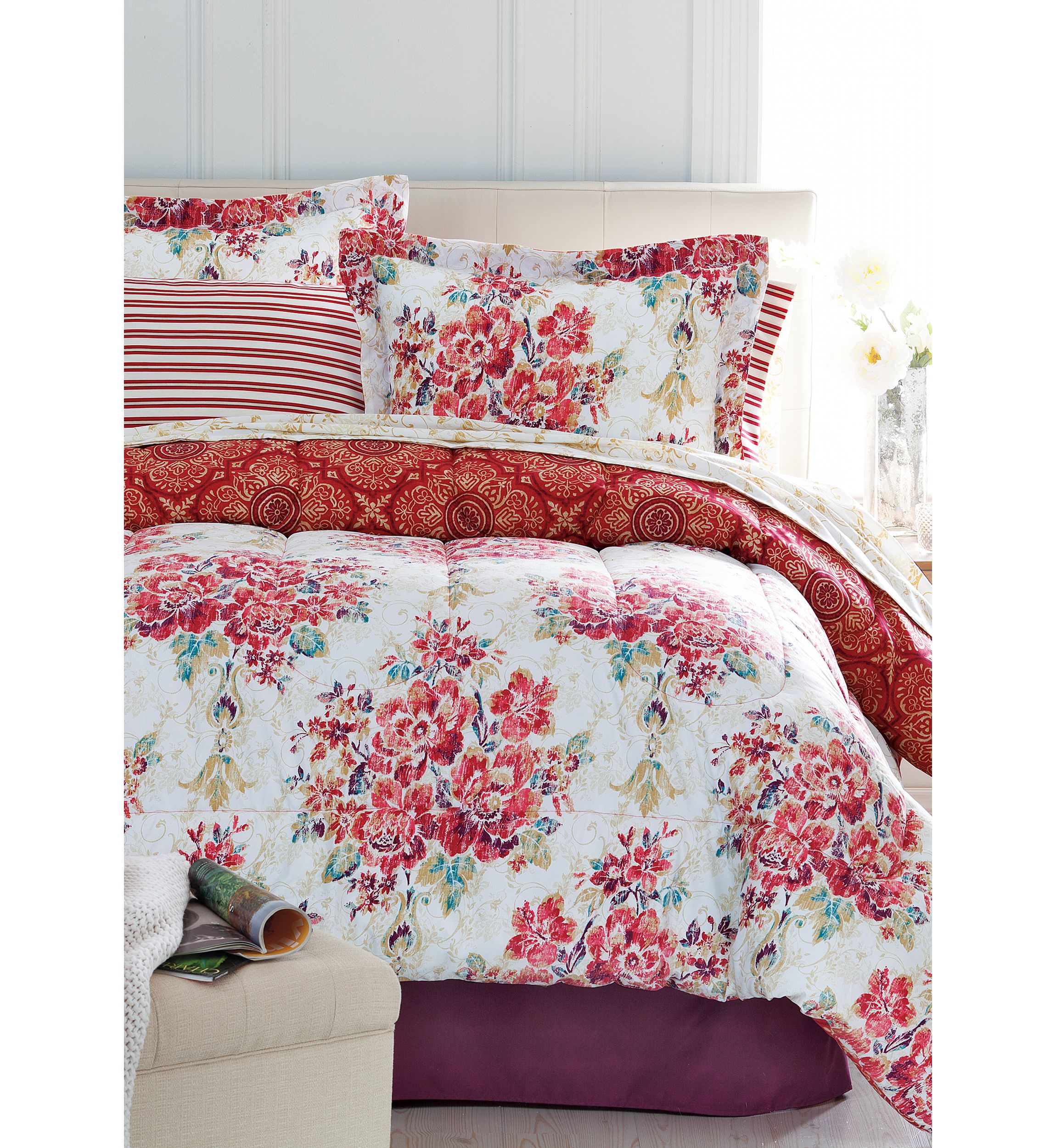 Barrington Reversible 8-Piece Bed-In-A-Bag