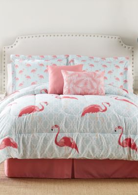 Home Accents Flamingo 6 Piece Bed In A Bag Belk