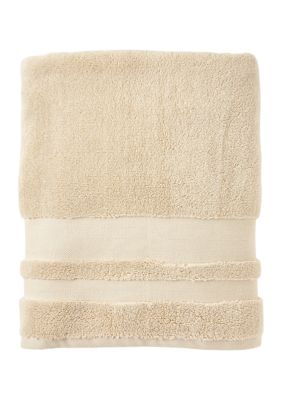 4 Washcloths Face Towel Biltmore Luxury Bathroom Green Ivory 13x13 M-L  Christmas