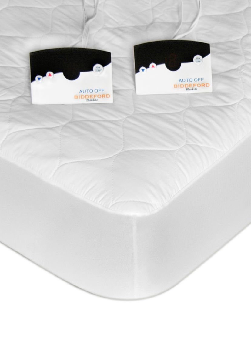Quilted Sherpa Heated Mattress Pad
