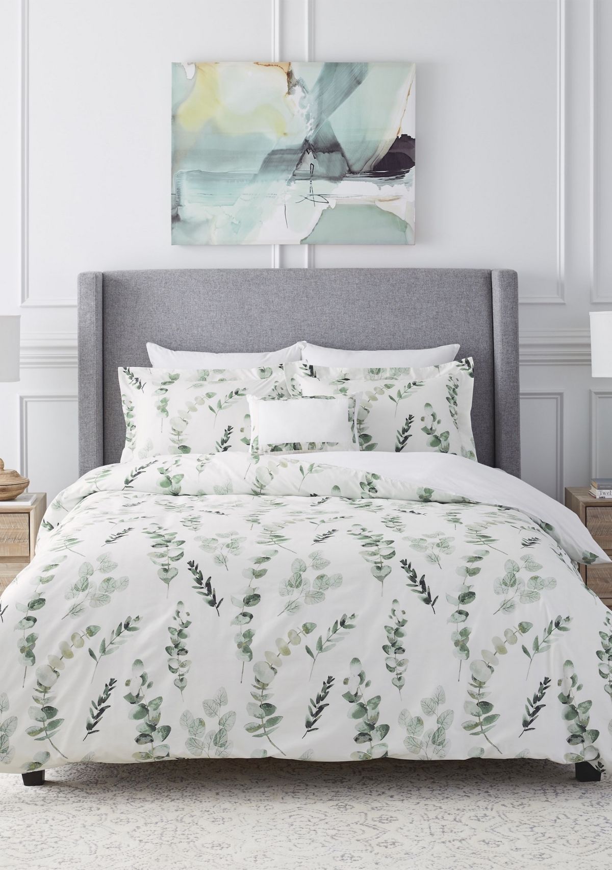  Eucalyptus Combed Cotton Comforter Set 