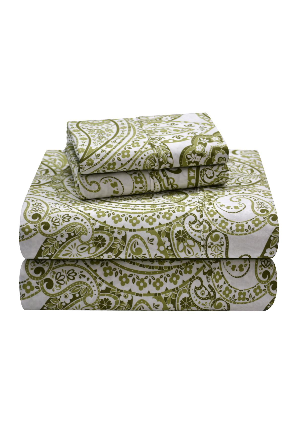 Boho Paisley Combed Cotton Printed Duvet Set