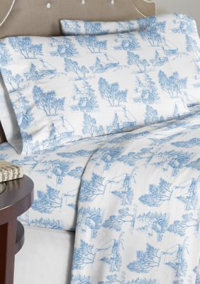 Pointehaven 180 GSM Cotton Flannel Sheet Set, King