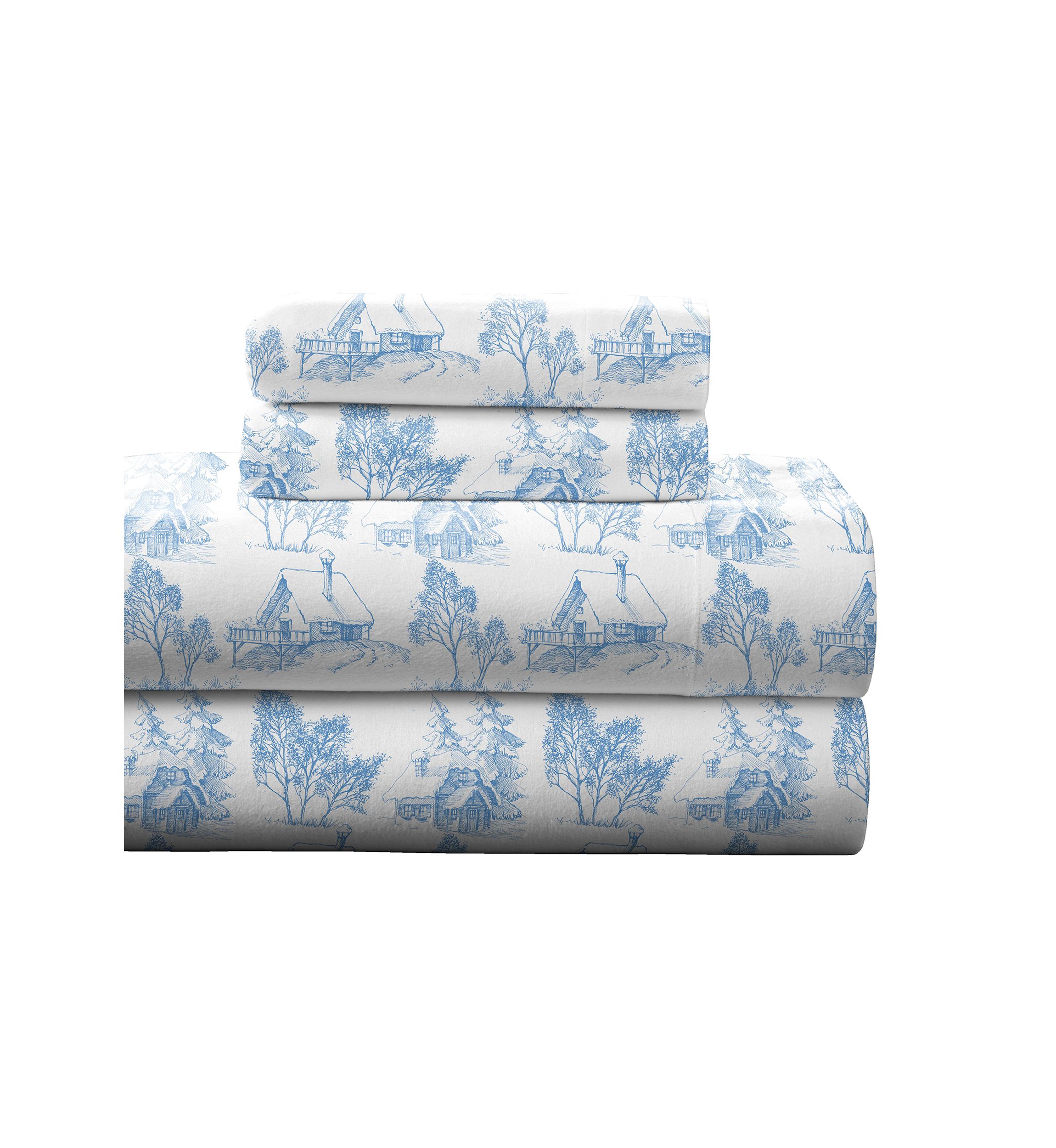 180 GSM Cotton Flannel Sheet Set