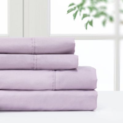 Pointehaven Microfiber Solid Color Sheet Sets, Queen
