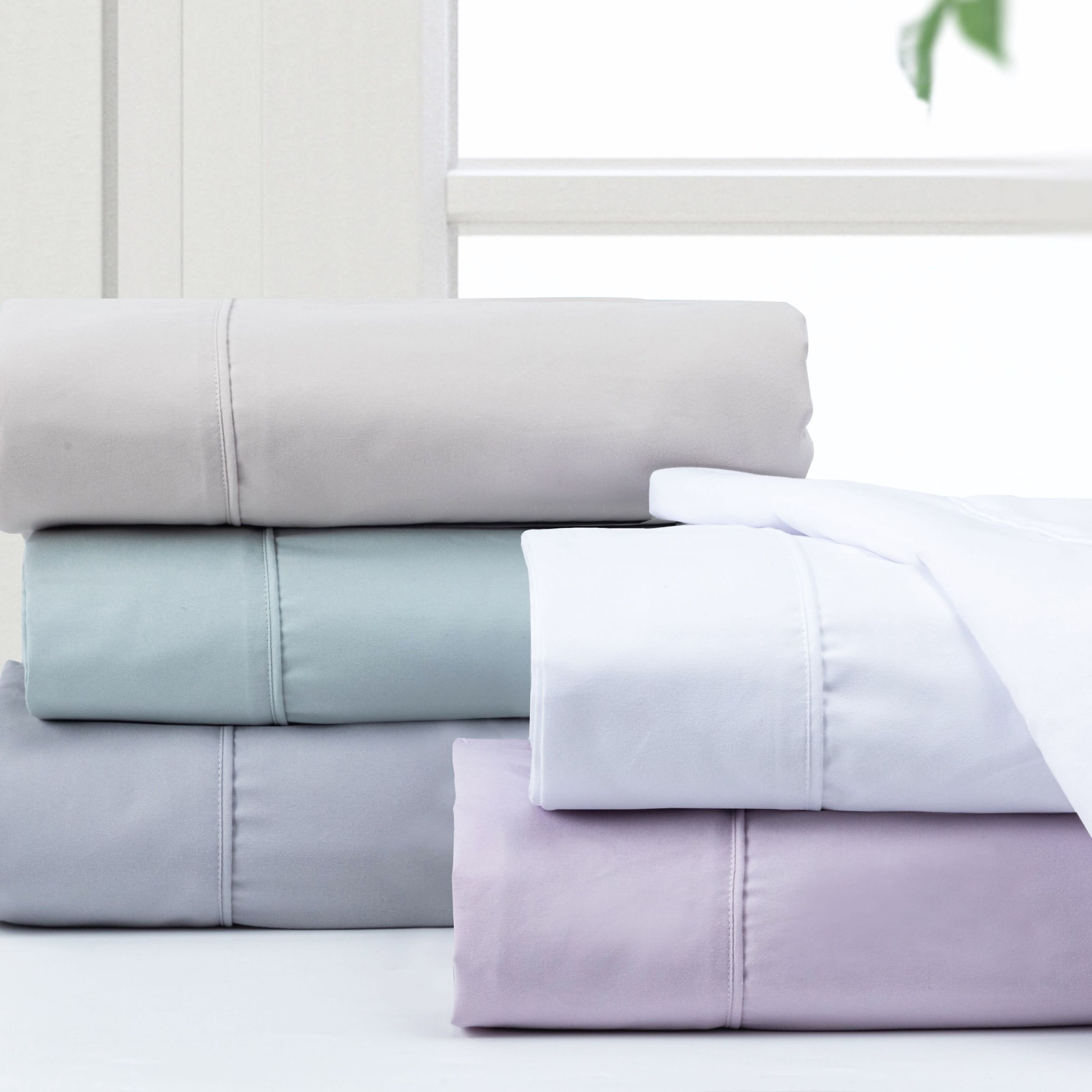 Microfiber Solid Color Sheet Sets