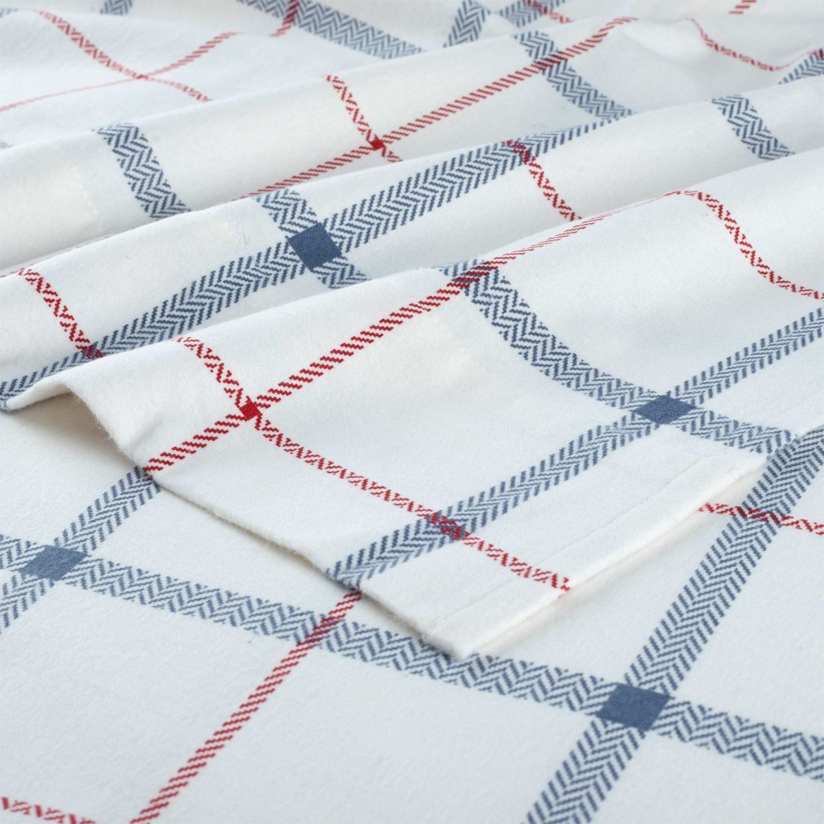 Pointehaven 180 GSM Brushed Cotton Printed Soft Flannel Deep Pocket Oversized Sheet Set