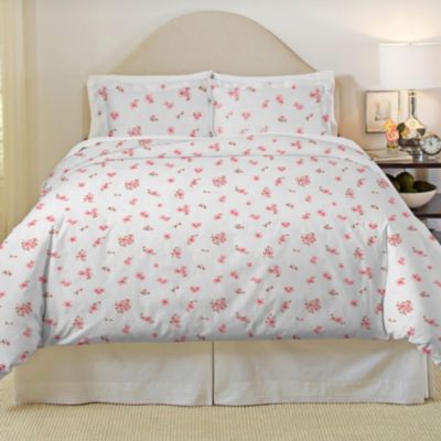 Pointehaven 180 GSM Brushed Cotton Flannel Printed Duvet Set, Twin